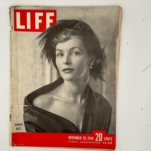 November 29, 1948, issue of LIFE magazine, featuring model Georgia Hamilton